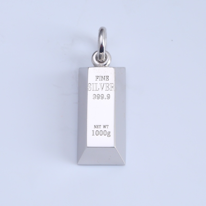 Серебряный золотой слиток