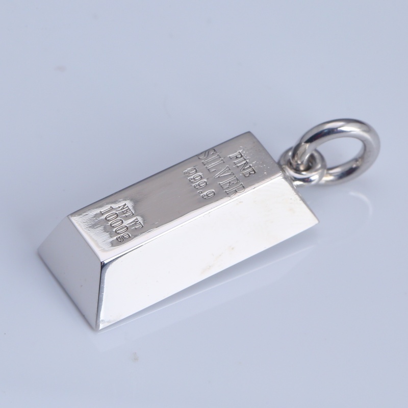 Серебряный золотой слиток