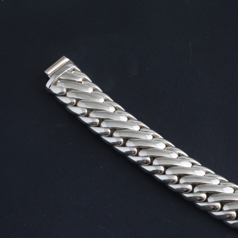 Серебряный браслет “Тройная плеть”