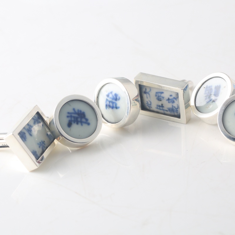 Серебряные запонки