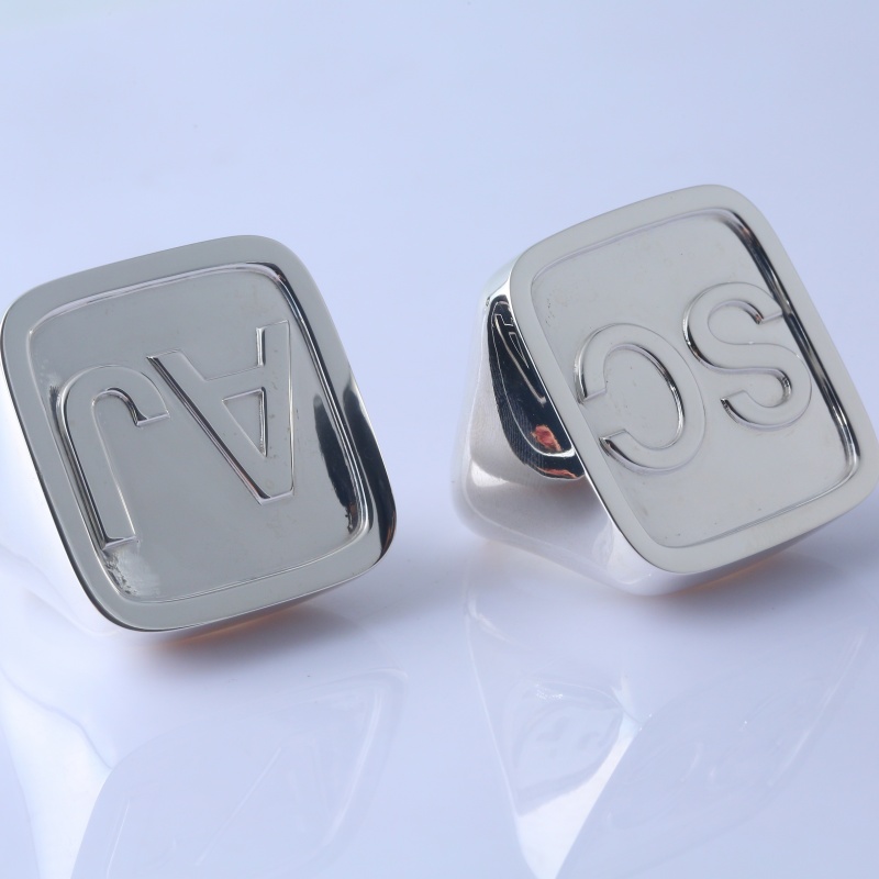 Серебряное кольцо с буквой