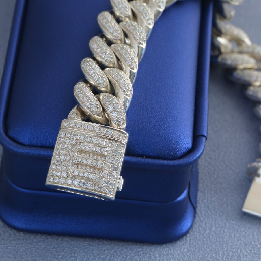 Браслет “Куба” из серебра 925 пробы