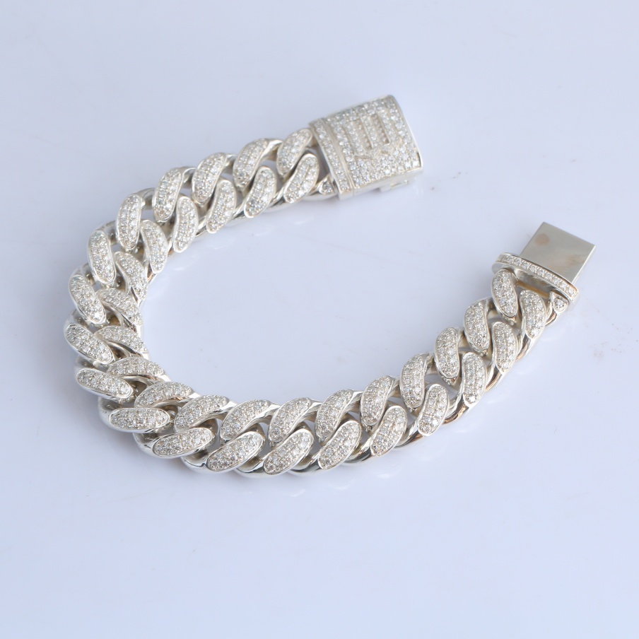 Браслет “Куба” из серебра 925 пробы