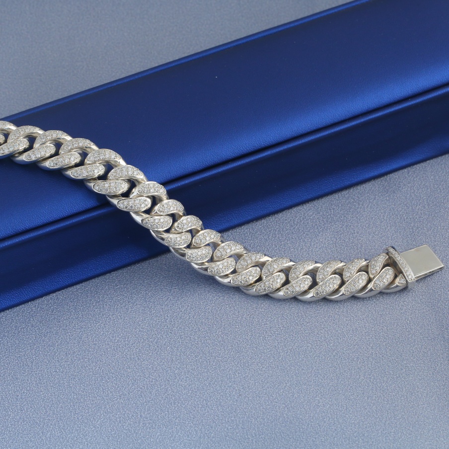 Браслет “Куба” из серебра 925 пробы