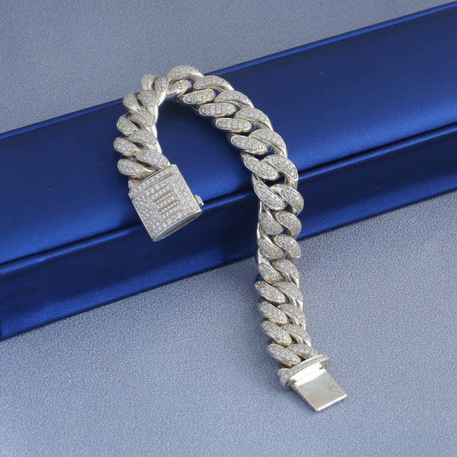 Браслет “Куба” из серебра 925 пробы