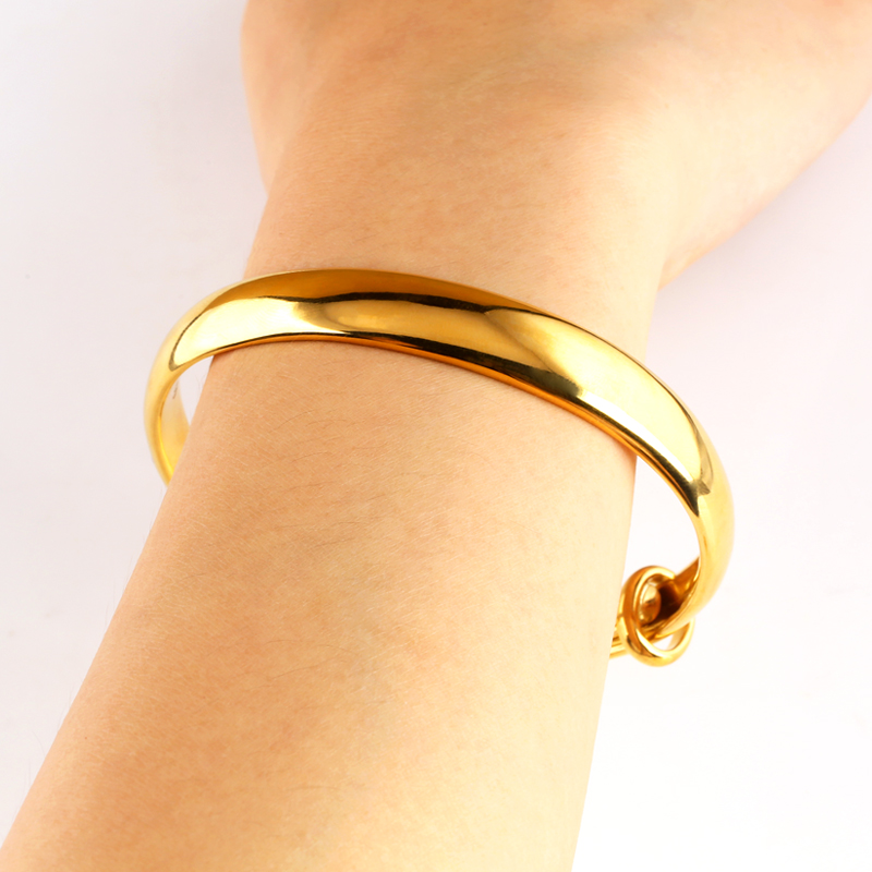 Императорская наложница твердый push pull золотой браслет