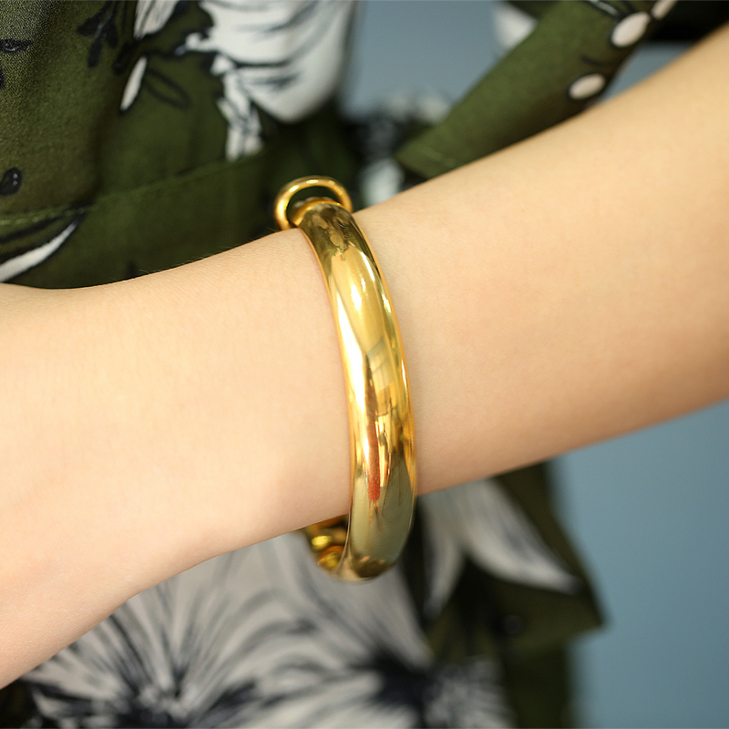 Императорская наложница твердый push pull золотой браслет