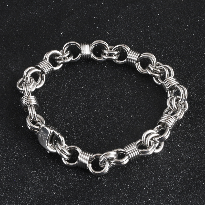 Оригинальный дизайн платиновый браслет из 8 символов