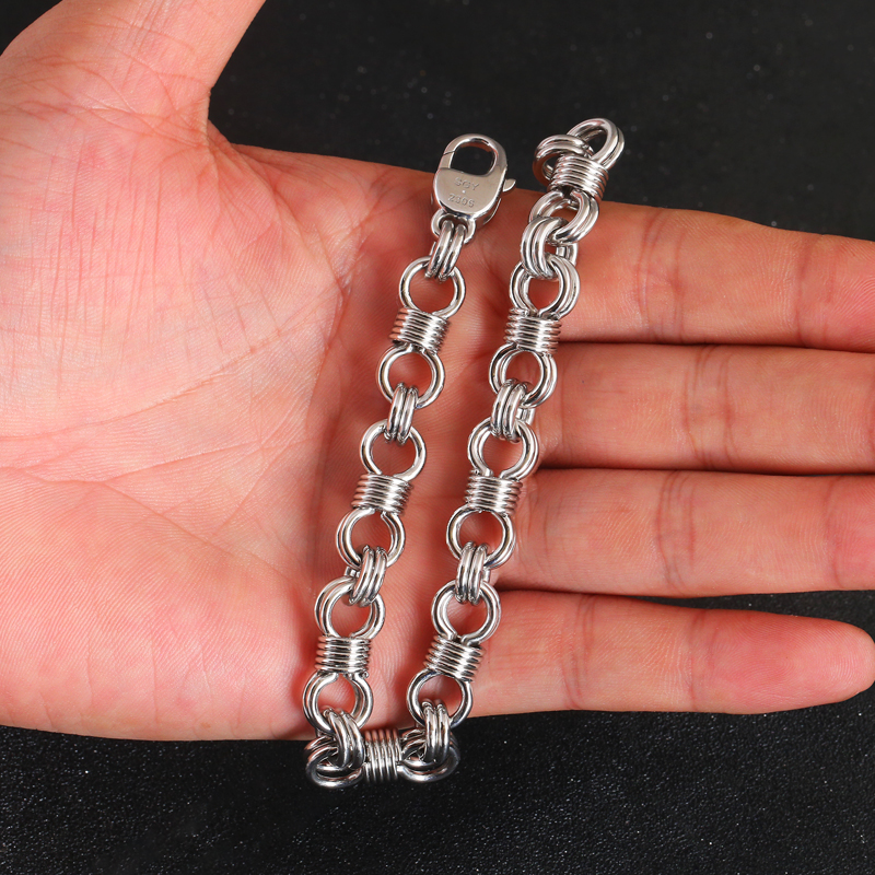 Оригинальный дизайн платиновый браслет из 8 символов