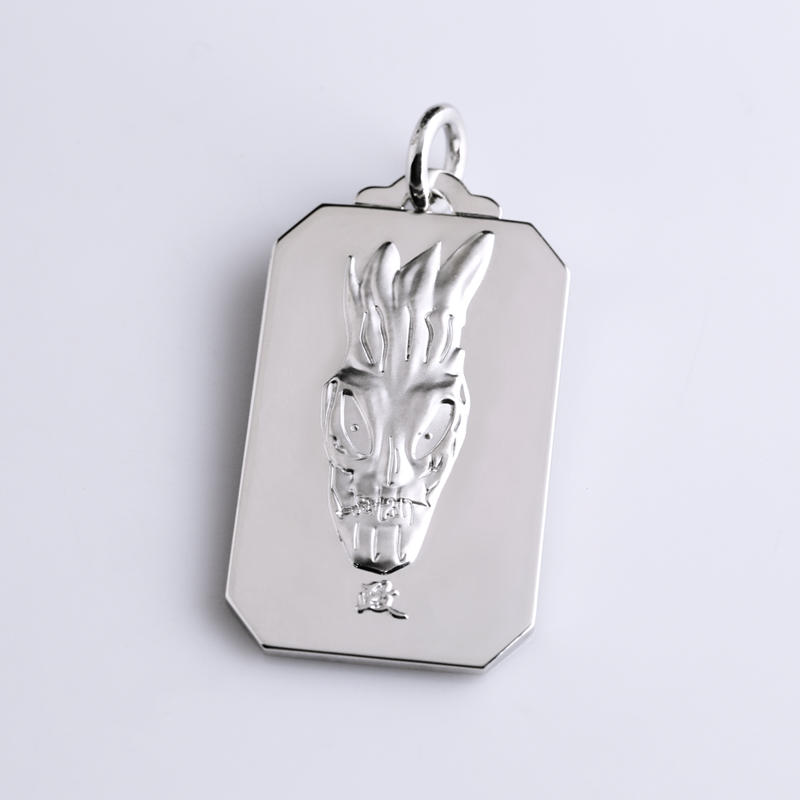 Платиновая кулон с бриллиантами