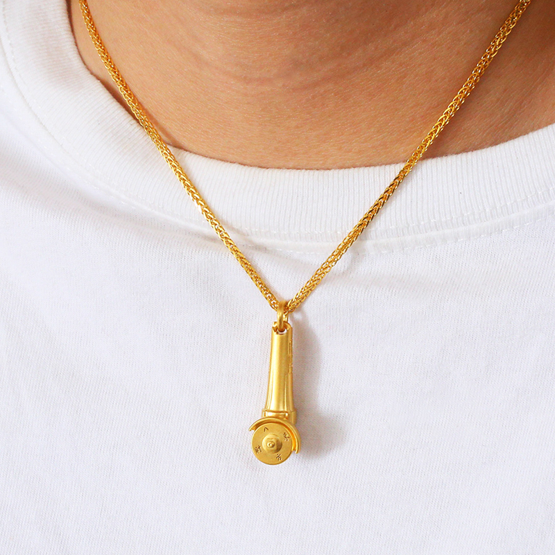 Угловая шлифовальная машина из золота 999 ног