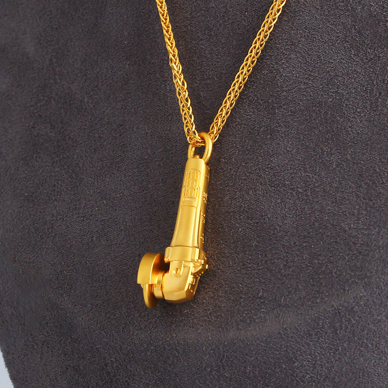 Угловая шлифовальная машина из золота 999 ног