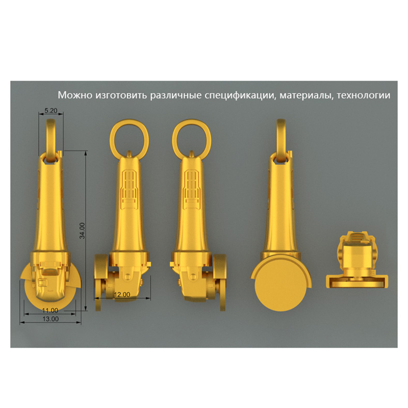 Угловая шлифовальная машина из золота 999 ног