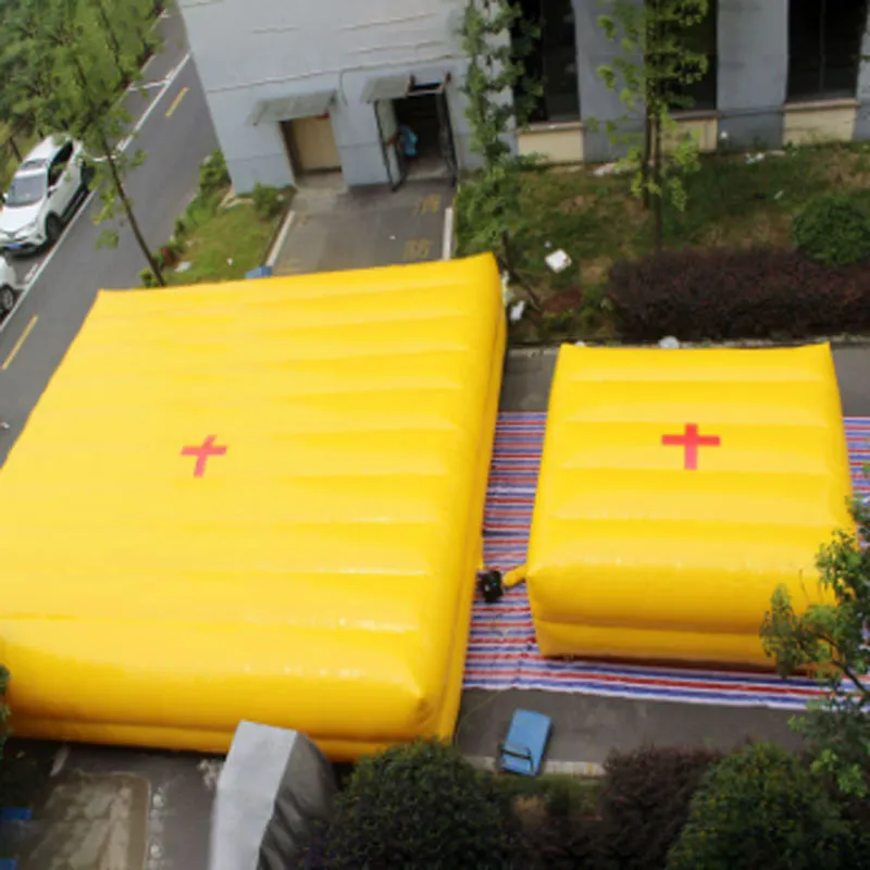 Пожарный спасательный надувной мат