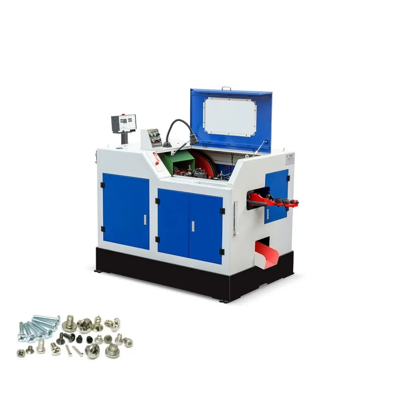 Новый тип высокоскоростной машины для холодной ковки с полным закрытием, производительностью 180-200 шт./мин, с одним штампом и двумя пуансонами, для изготовления винтов и болтов D3-20