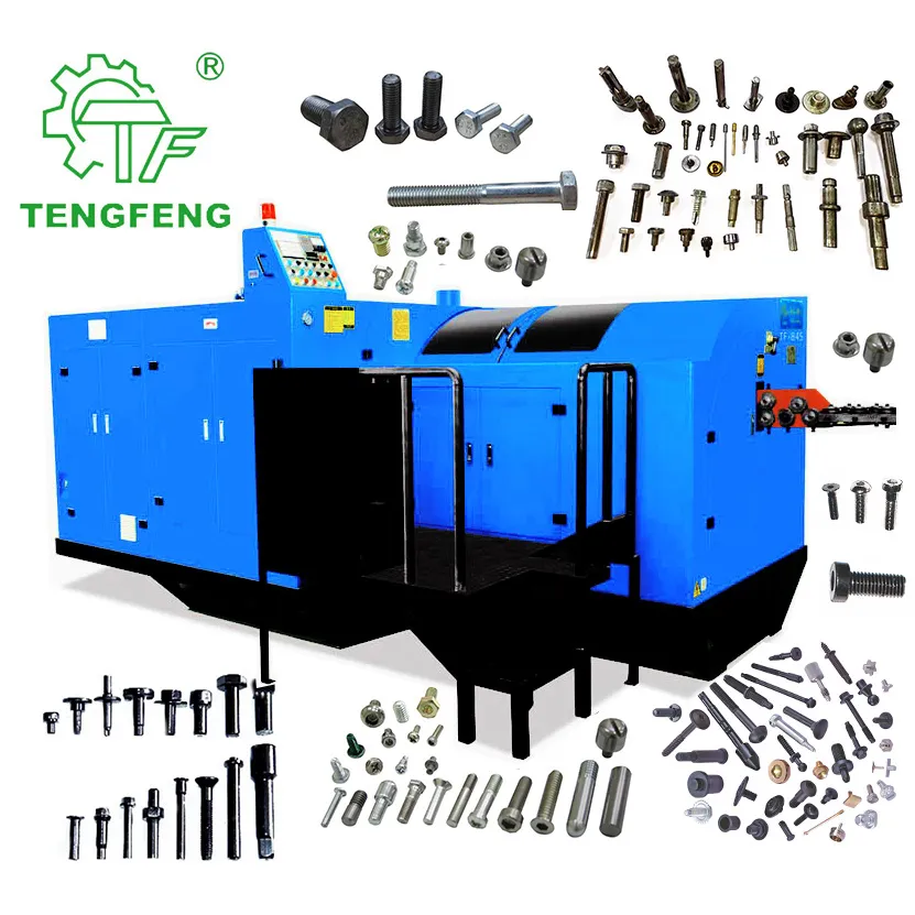 Высококачественная, простая в эксплуатации автоматическая многопозиционная машина для холодной ковки Лучшее качество машины для изготовления болтов -83S