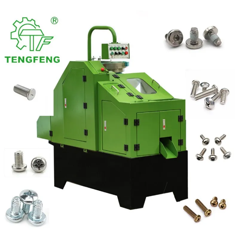 Заводская цена Резьбонакатная машина с редуктором для изготовления винтов из нержавеющей стали для гипсокартона Винторезная машина R3-20Z