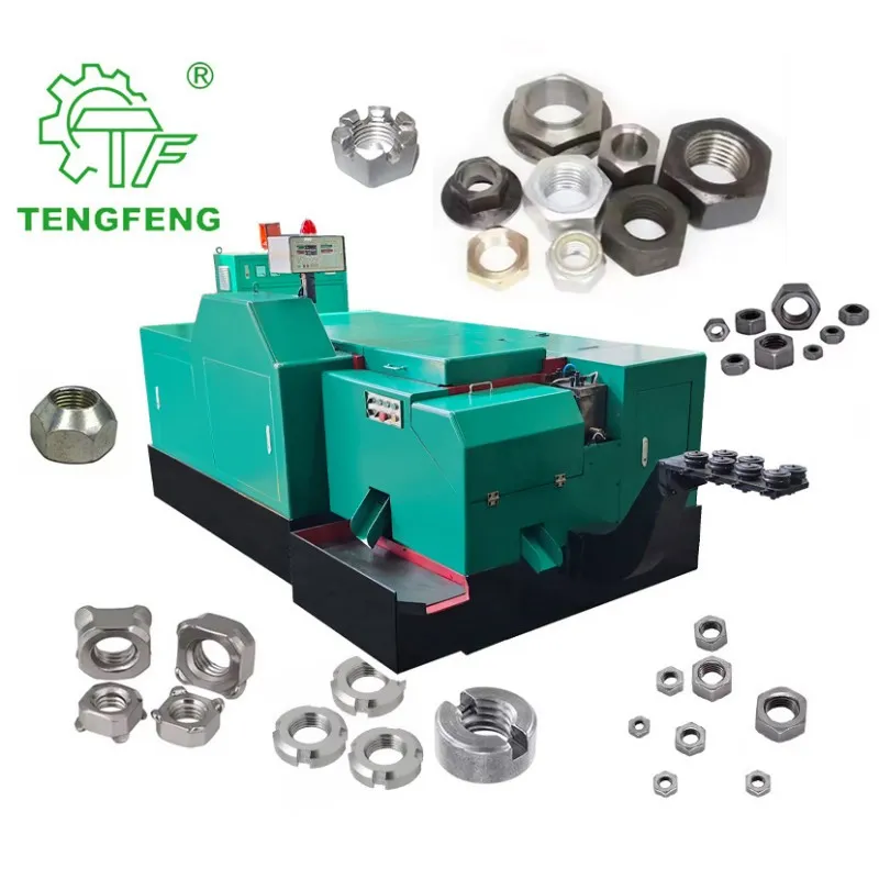 Нестандартный станок для изготовления гаек M8 M10 с шестью станциями для изготовления гаек 14B 17B на заводе в Китае-TNF17B6S
