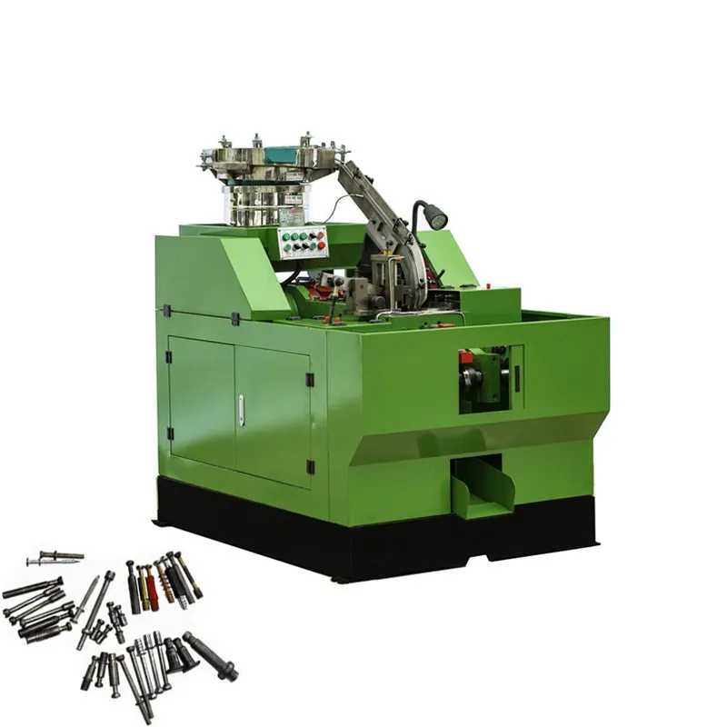 Машина для холодной высадки винтов, болтов и гаек с двуглавым передним питателем, открывающим и закрывающим пресс-формы.DH5-6-70