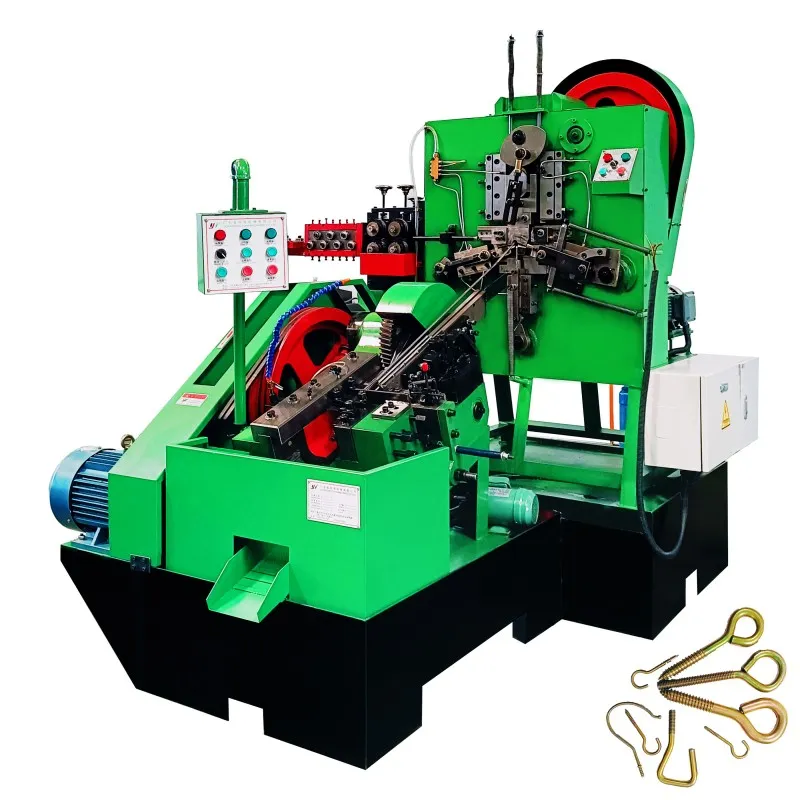 Высокоскоростной станок для гибки рым-болтов и накатывания резьбы для изготовления прецизионных крючков6b6t
