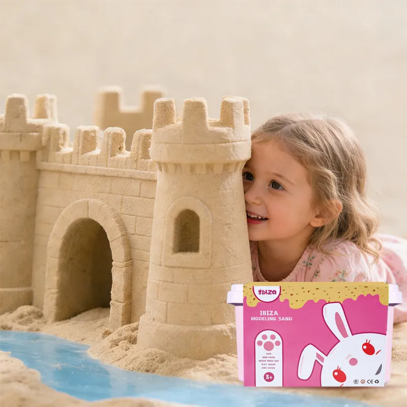 Волшебный песок в коробке с кроликом