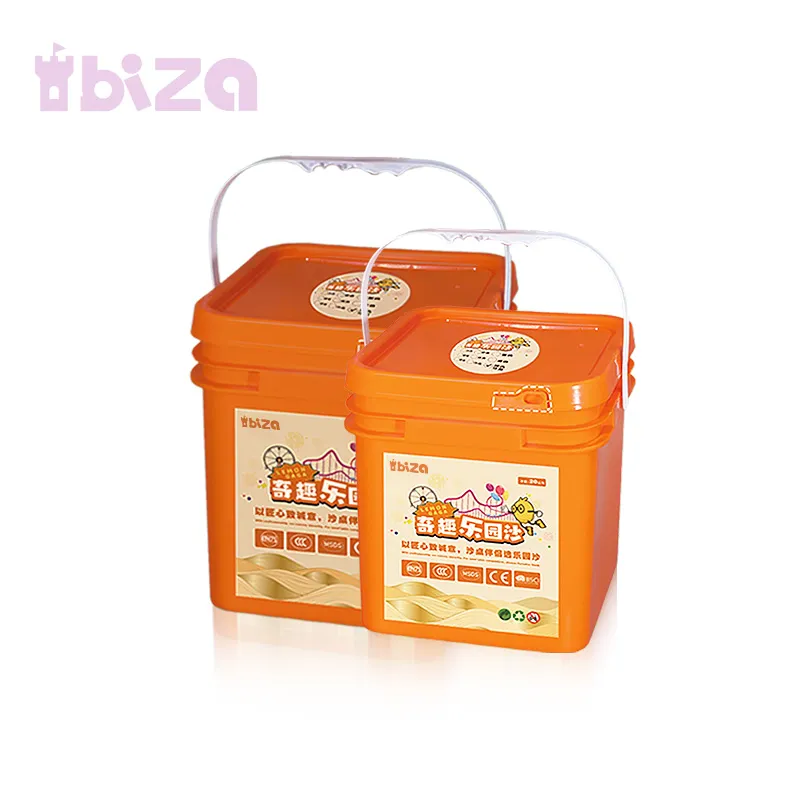 Волшебный песок в оранжевых бочках