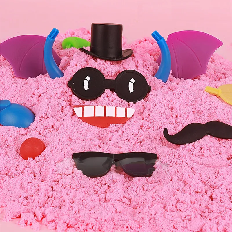 Волшебный песок в розовой коробке