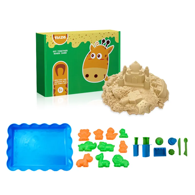 Волшебный песок в ящике с кроликом