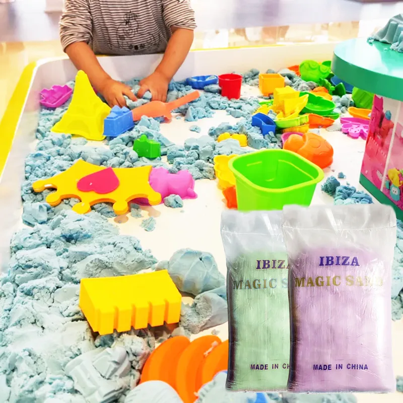 Волшебный песок из сплетенного мешка