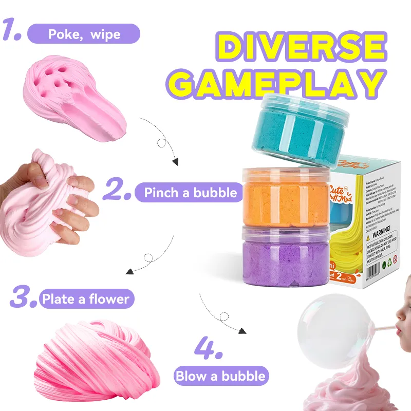 Забавная пышная сладкая слизь