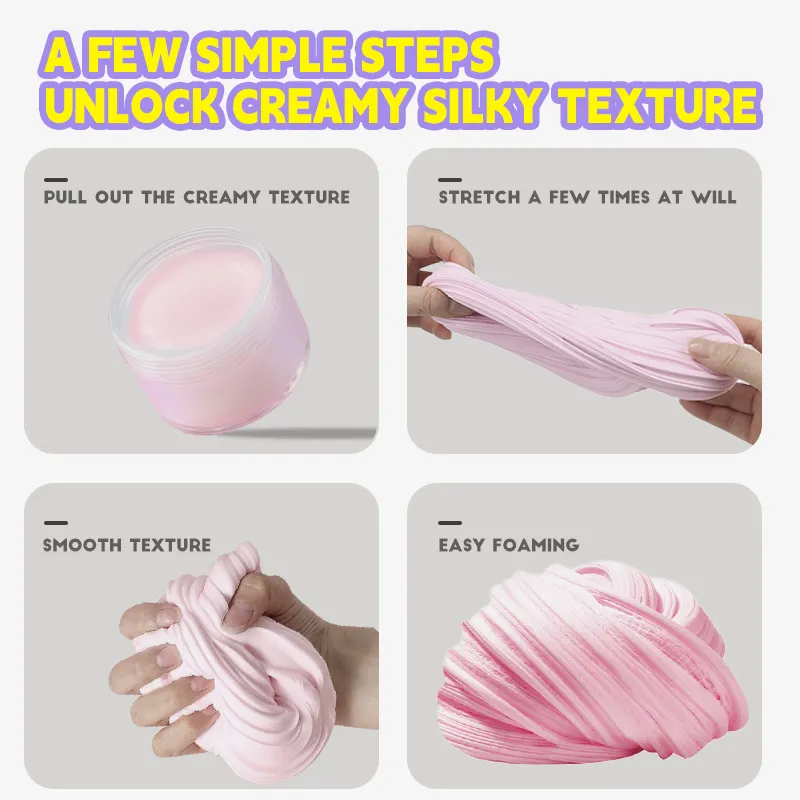 Забавная пышная сладкая слизь