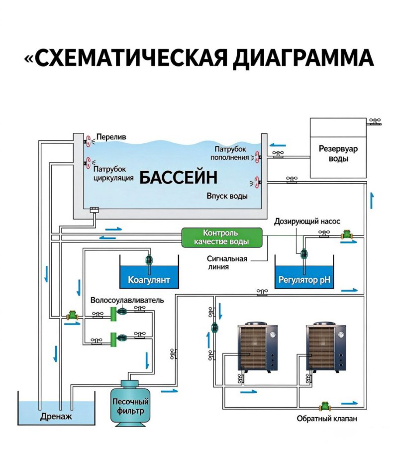 Тепловой насос для отопления 380 В, 46 кВт, воздух-вода 9302 (1)