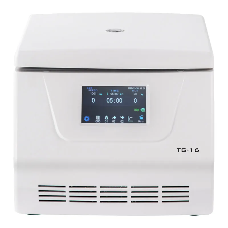 Настольная высокоскоростная центрифуга TG-16: интеллектуальный мониторинг, точная и эффективная компактная высокоэнергетическая платформа