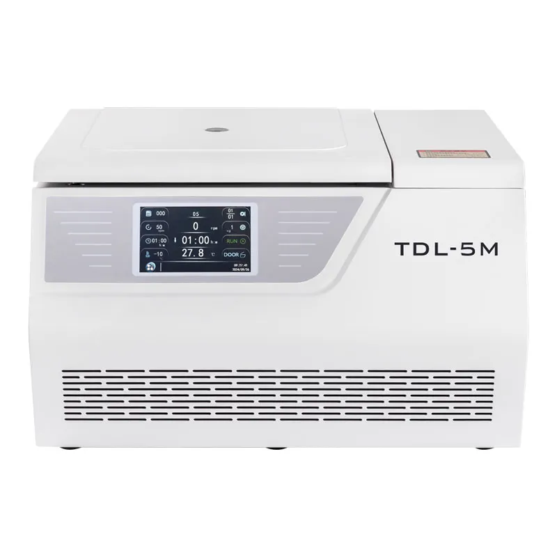 Настольная низкоскоростная рефрижераторная центрифуга TDL-5M: универсальная, стабильная и точная платформа, объединяющая контроль температуры и интеллектуальную систему безопасности