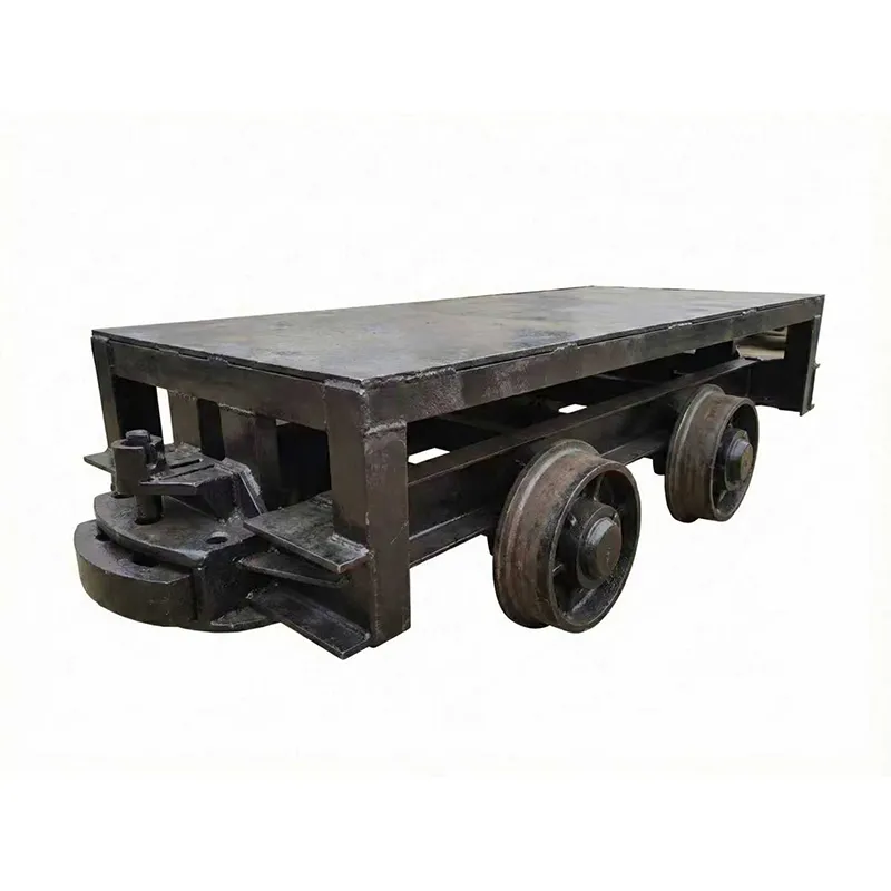 Шахтная платформенная вагонетка