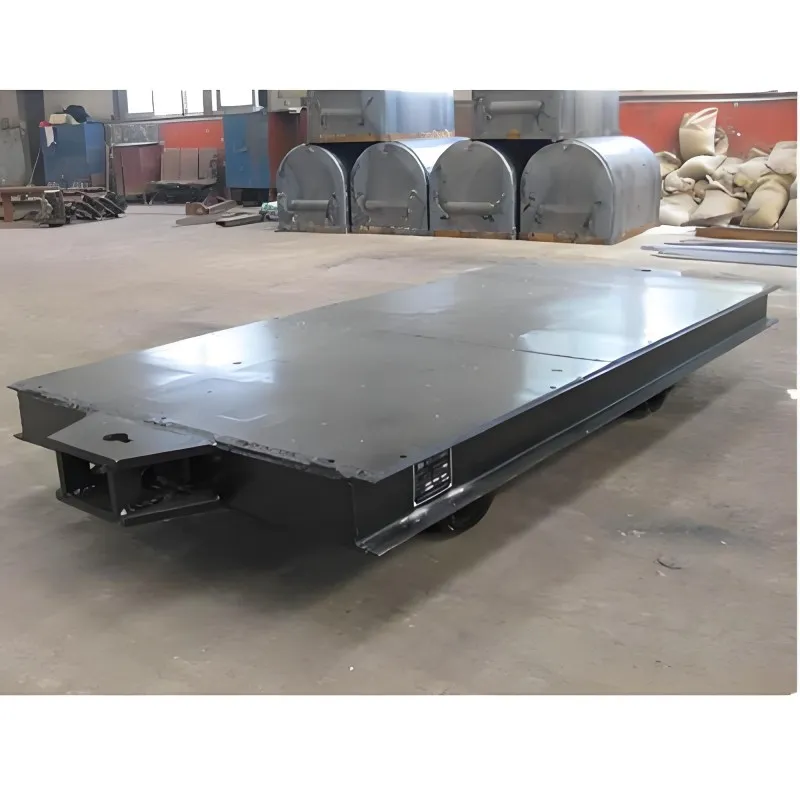 Шахтная платформенная вагонетка