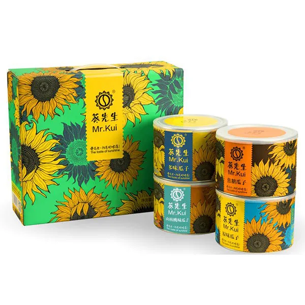 4 банки — 4 вкуса семечек