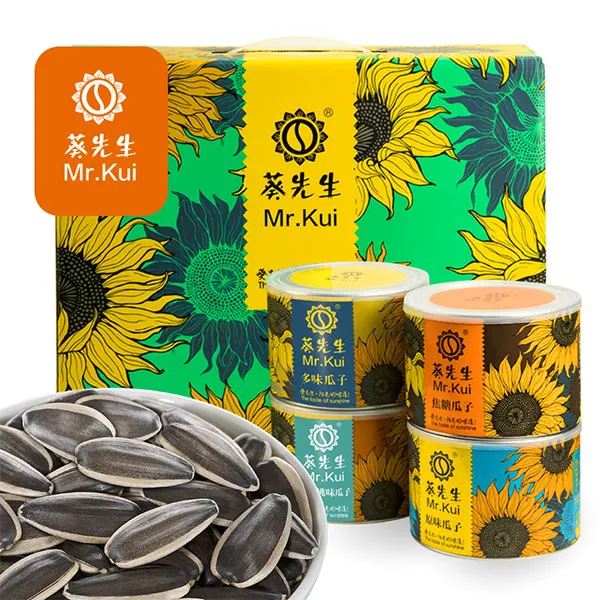 4 банки — 4 вкуса семечек