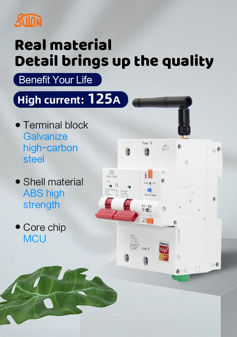 STB3L-125-WJ Tuya с функцией учета и УЗО