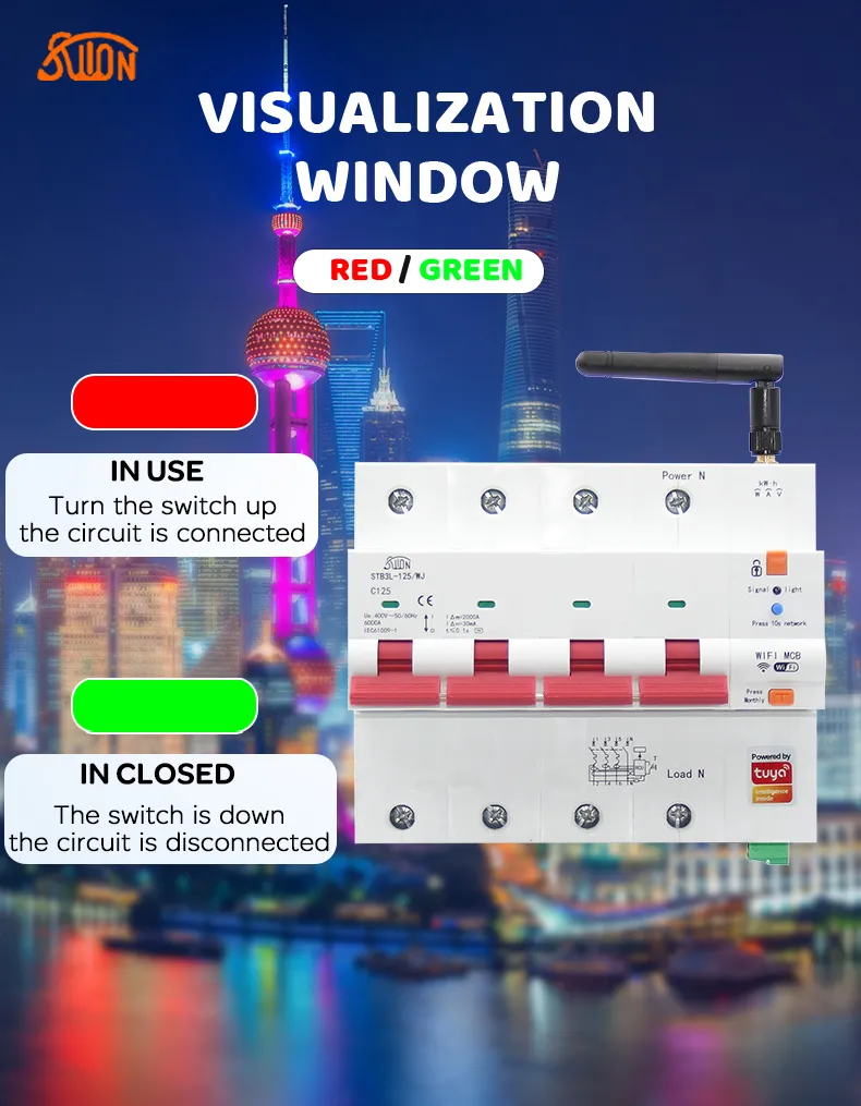 STB3L-125-WJ Tuya с функцией учета и УЗО