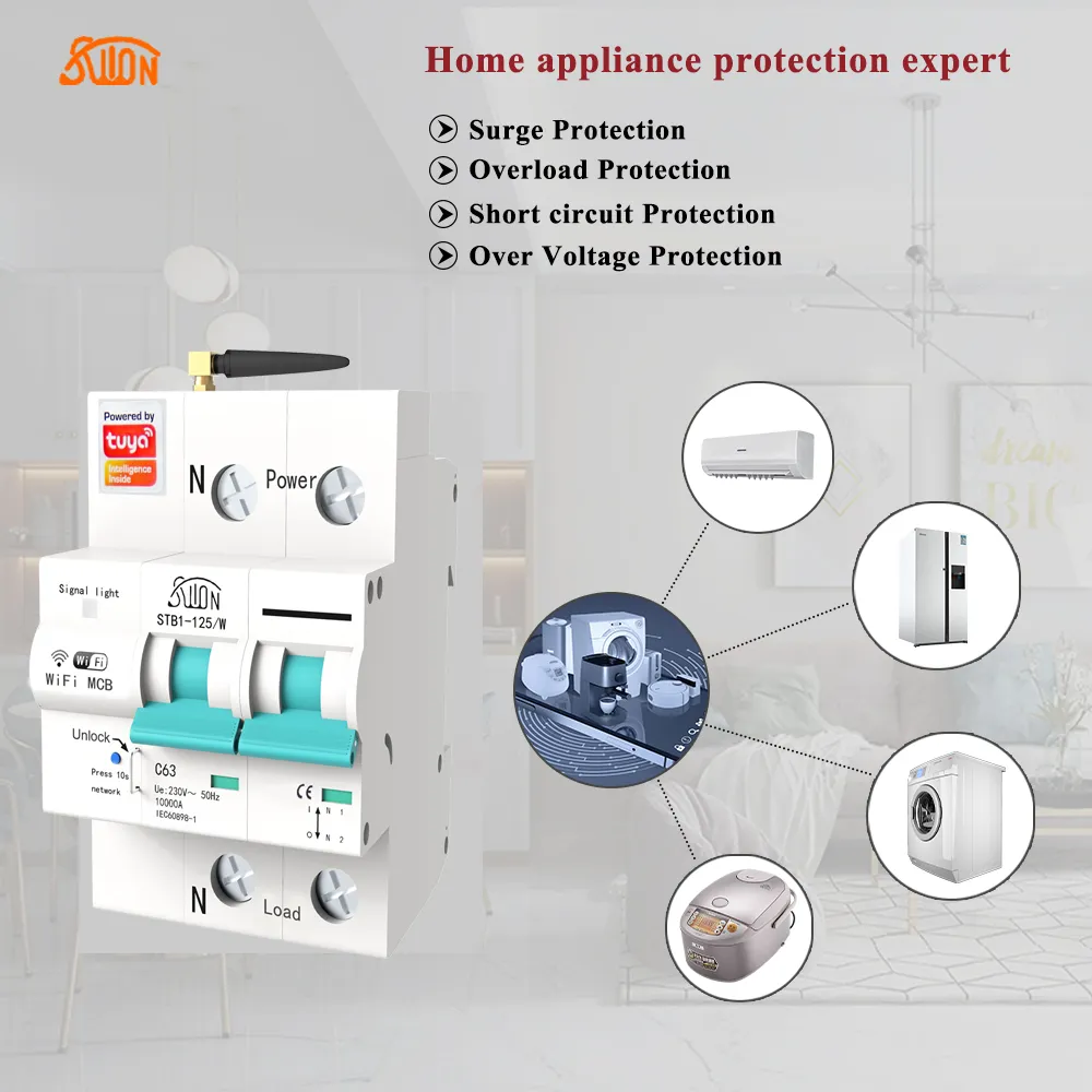 STB1-125/WИнтеллектуальный автоматический выключатель