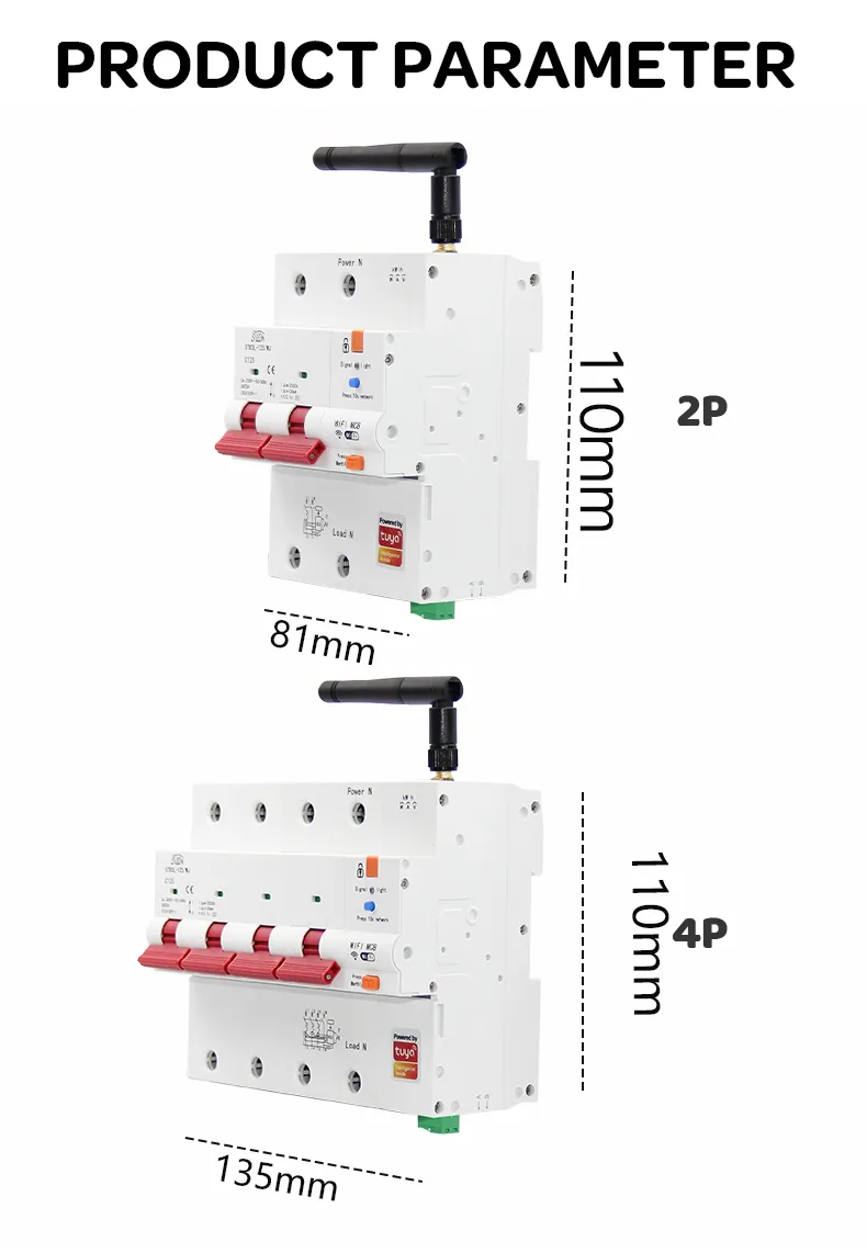 STB3L-125-WJ Tuya с функцией учета и УЗО