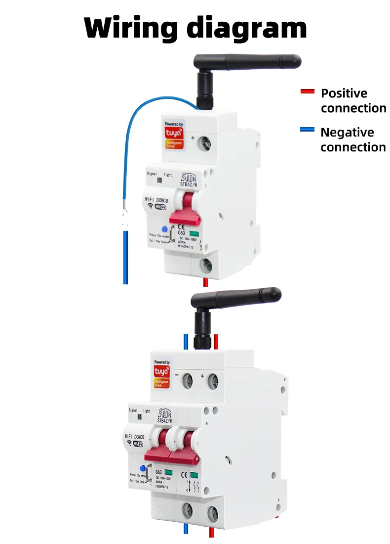 STB4Z-WiFi автоматический выключатель постоянного тока
