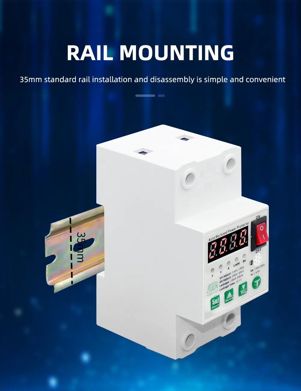 STZL4-63 автоматический повторный выключатель с защитой питания