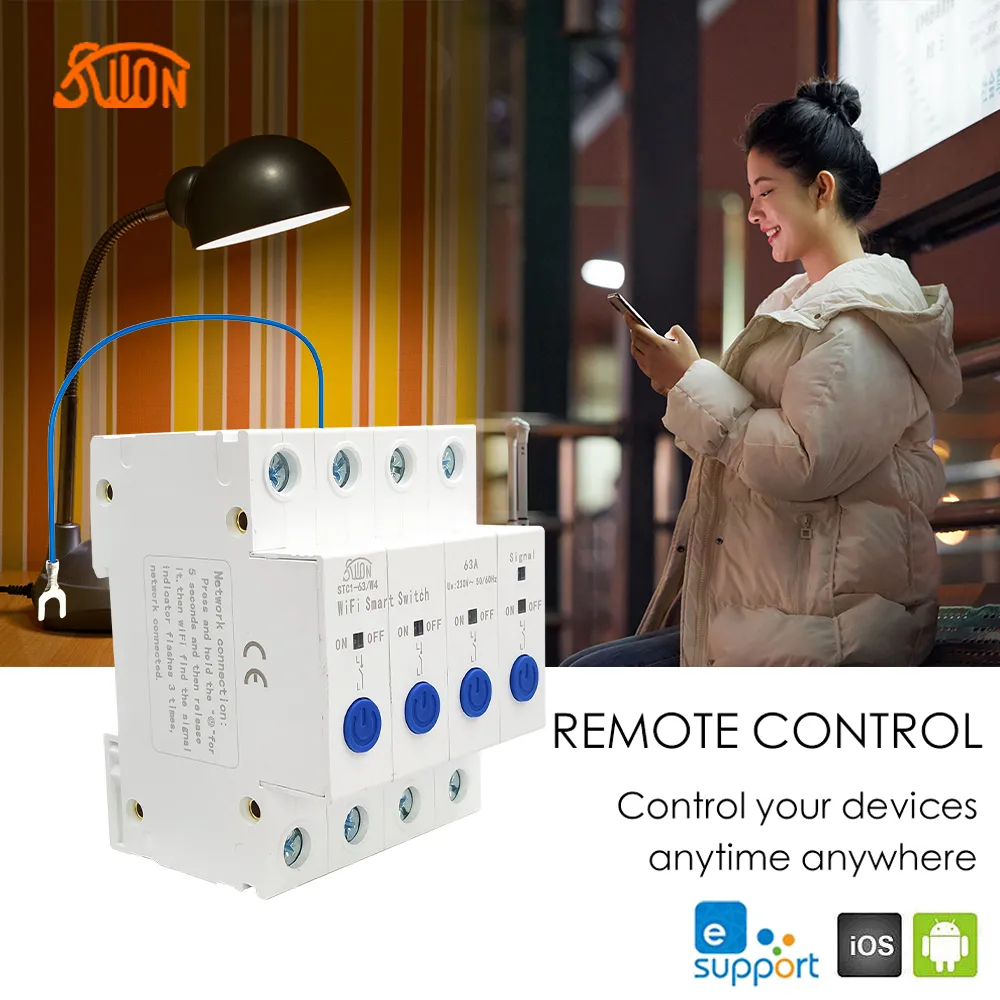 Четырехканальный выключатель STC1-63/4W Ewelink