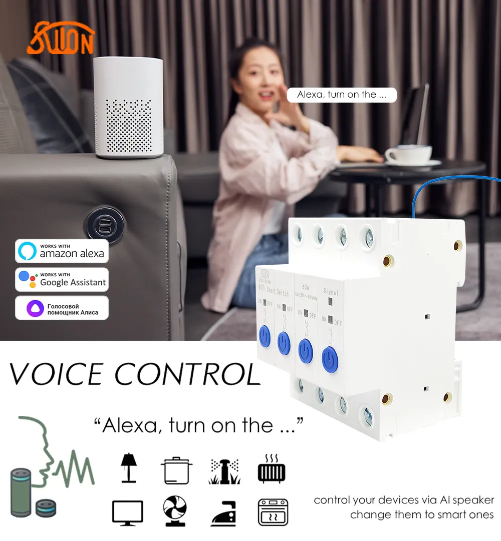 Четырехканальный выключатель STC1-63/4W Ewelink