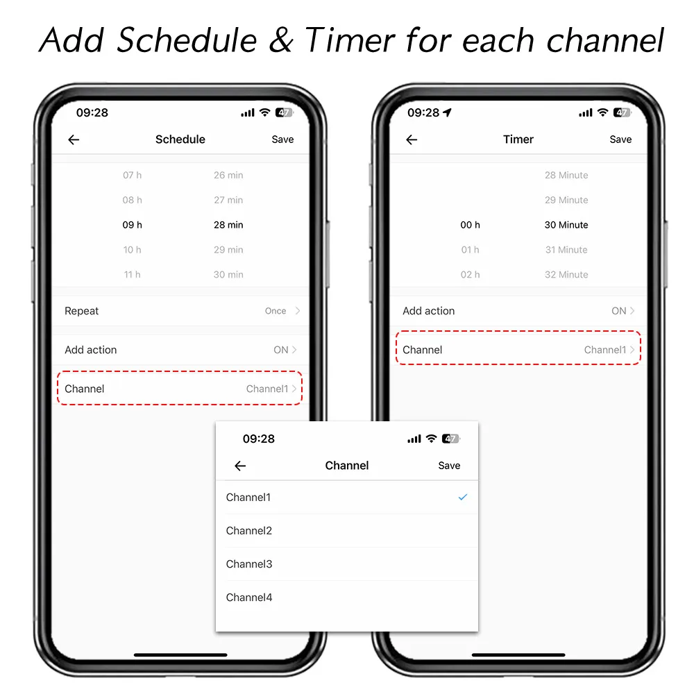 Четырехканальный выключатель STC1-63/4W Ewelink