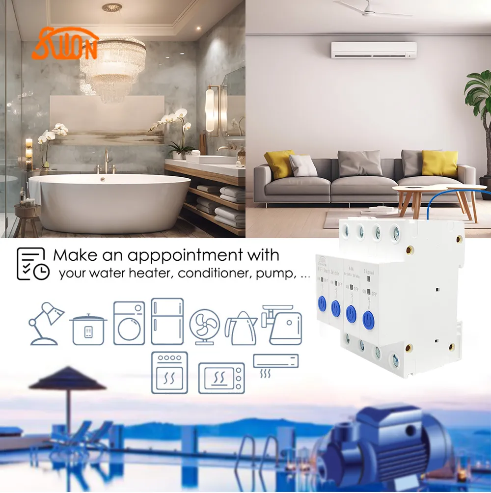 Четырехканальный выключатель STC1-63/4W Ewelink