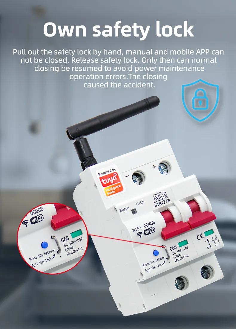 STB4Z-WiFi автоматический выключатель постоянного тока