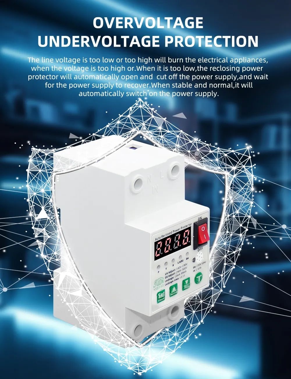 STZL4-63 автоматический повторный выключатель с защитой питания